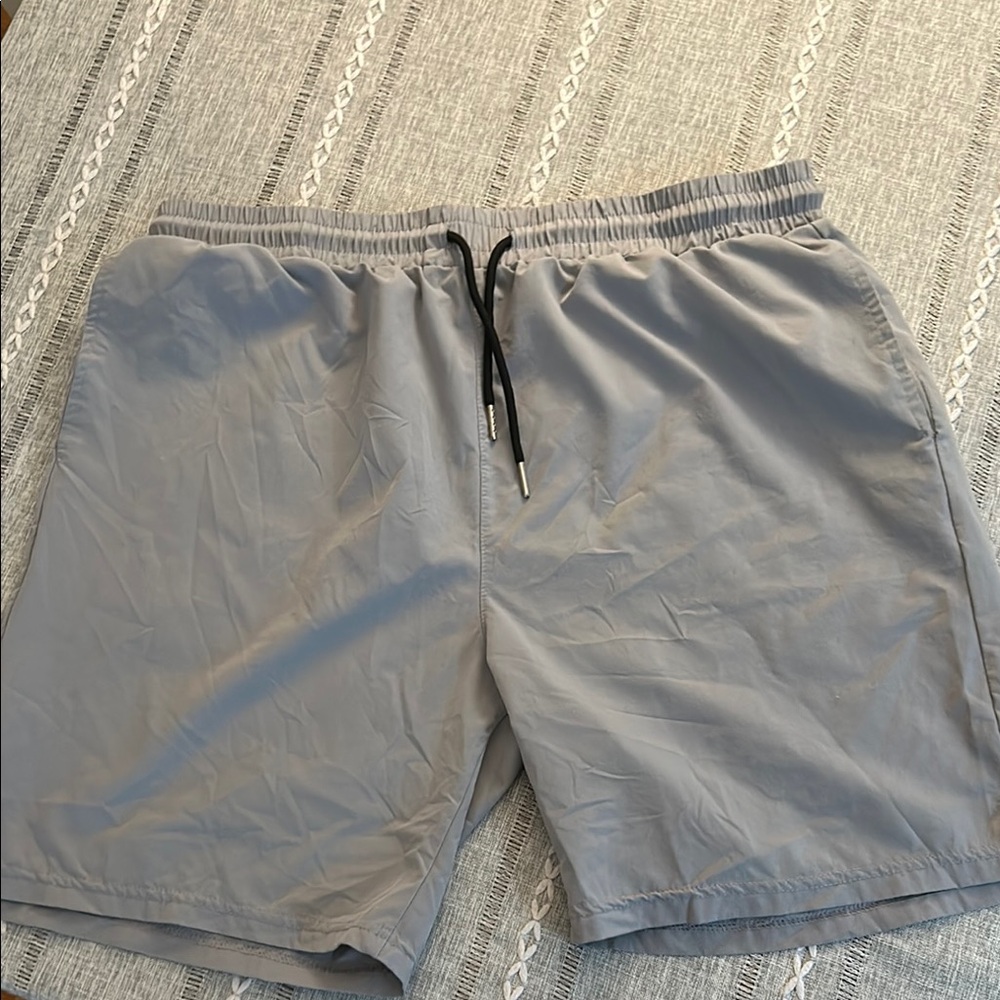 Coofandy Men’s Gray Drawstring Shorts